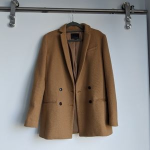 Banana Republic Camel Double Breasted Blazer